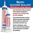 thumbnail image 3 of Sellador de silicona STAR BRITE blanco 305 ml resistente al agua, 3 of 5