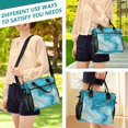 thumbnail image 5 of Small Cooler Bag Lunch Bag Portable Meal Bag Work Meal Bag Outdoor Meal Bag Travel Meal Bag Picnic Meal Bag Going Out Meal Bag Pretty Marble Pattern, 5 of 6