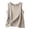 Beige Tank Tops, variant on Women Tank Tops Summer O-Neck Solid Color Casual Plus Size Sleeveless Shirts Loose Fit Camisole Stylish Ladies Camis
