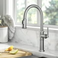 thumbnail image 2 of KRAUS Allyn Traditional Industrial Pull-Down Single Handle Kitchen Faucet in Spot-Free Stainless Steel, 2 of 7