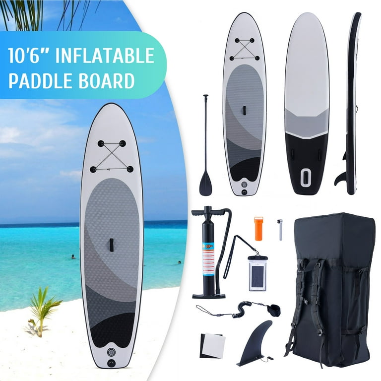 Set Adults, Pump, for Board Black Inflatable Board with SUP 10\'6\