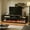 70''/Black, variant on HARIPUL 58'' Fireplace TV Stand w/ LED Light & Storage Cabinet, Electric Fireplace for TVs up to 65 inches, Black