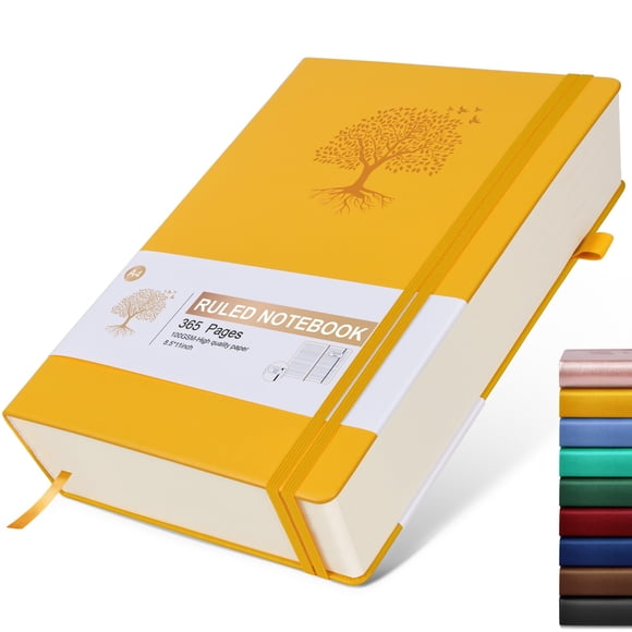 Cuaderno Journal Ansopu A4 365 páginas tapa dura cuero vegano