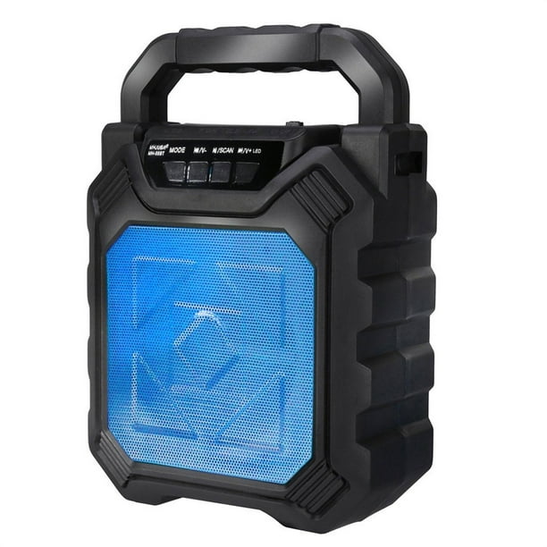 Puntoco Audio Bluetooth Danza al aire libre Subwoofer portátil Micrófono para el hogar K Song Computadora Altavoz pequeño