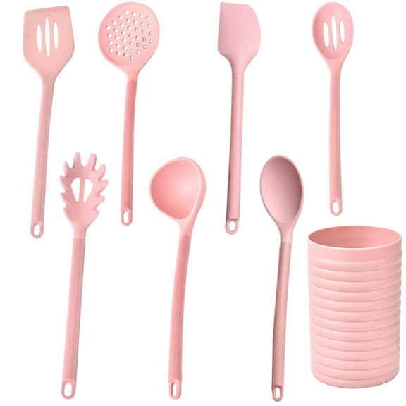 LEORX 1 Set Non Stick Kitchen Spatula Pink Kitchen Tools Set for Home Users