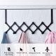 thumbnail image 5 of Ganchos Puerta Gancho Trasero Negro Soporte Telescópico Para Puerta De Servicio Pesado Colgador De Puerta De Acero Inoxidable Organizador De Toallas Para Puerta Dormitorio Baño Cocina 6 Serendint HA013289-00, 5 of 6