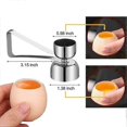 thumbnail image 3 of Egg Shell Opener Egg Topper Cutter, Stainless Steel Egg Cracker Separator for Raw, Soft or Hard Boiled Egg, 3 of 5