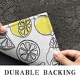 thumbnail image 6 of Yellow Lemon Fruit Slices White Pattern Door Rugs,Washable Non Slip Door Mats Indoor,Decorative Door Mats,Entry Mat Indoor for Entrance,Bedroom,Kitchen,Bathroom,16"x47", 6 of 6