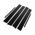thumbnail image 1 of 6 Uds Pilar Postes Puerta Ventana Moldura Cubierta para Toyota Corolla, Negro, 1 of 1