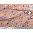 thumbnail image 3 of Soimoi Polyester Crepe Fabric Spices & Tea Cup Watercolor Fabric Prints by Yard 52 Inch Wide, 3 of 3