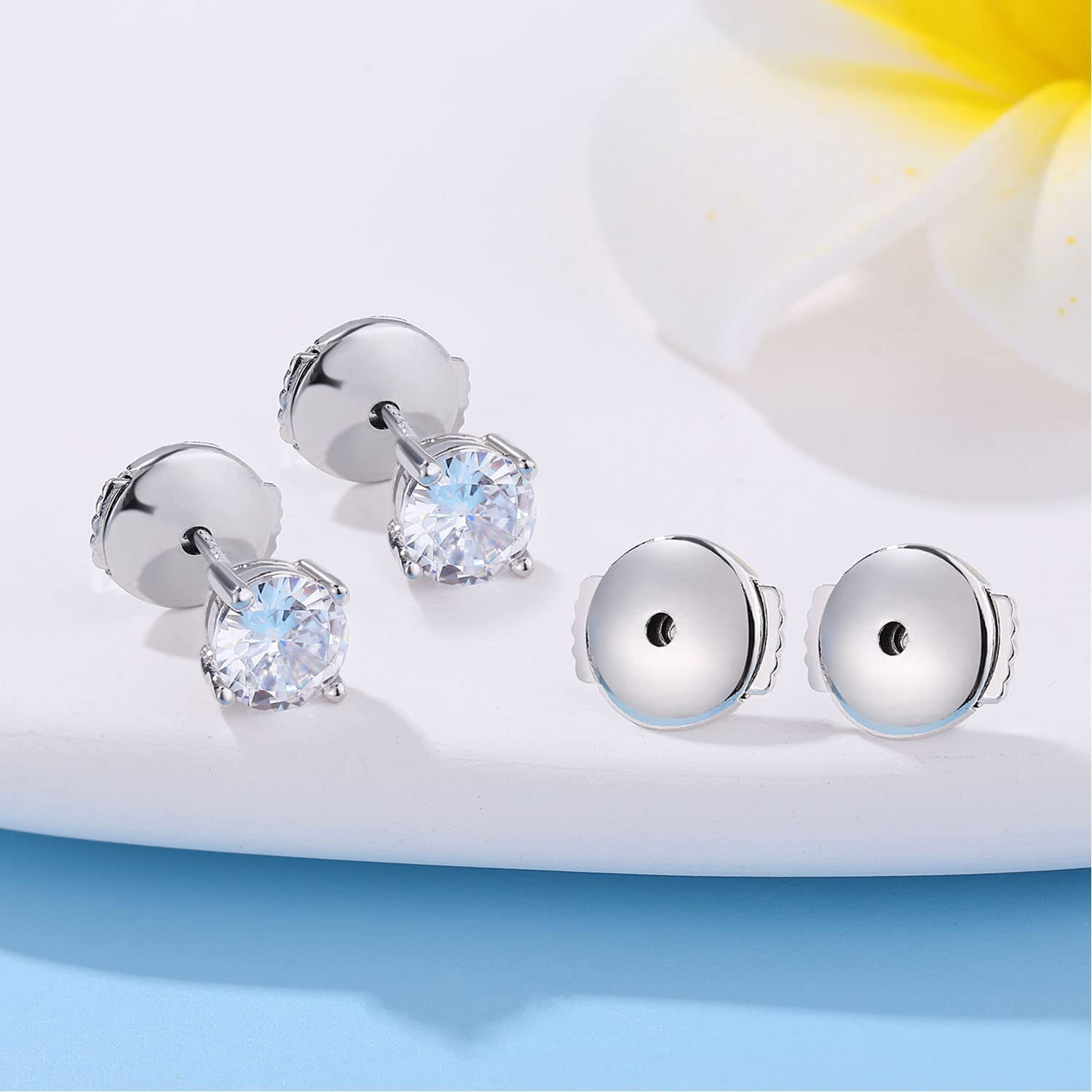 Spring Earring Backs Replacements Jewelry Making Secure Replacements 6mm