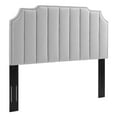 thumbnail image 2 of Modway Rosalind Performance Velvet Full/Queen Headboard in Light Gray, 2 of 10