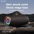 thumbnail image 4 of Altavoz Zealot bocina inálambrico Bluetooth S56 40W IP67 Batería 8000 mAh, 4 of 5