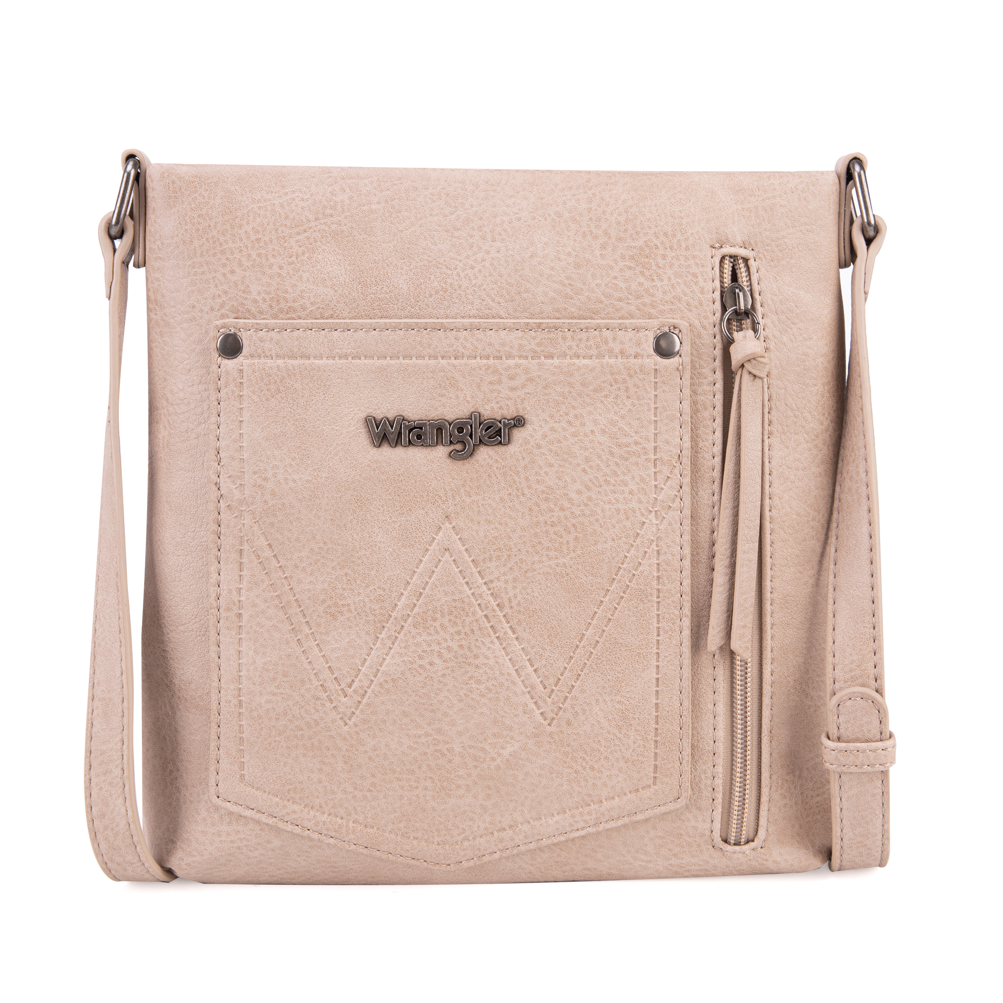 Wrangler Crossbody Bags for Women Western Hand Woven Satchel Purse, Beige