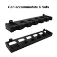 thumbnail image 2 of facefd Wall Mounted Pool Rack Detachable Billiards Stick Display Holder with Screws Table Balls Anti-scratched Bracket Outdoor, 2 of 5