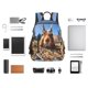 thumbnail image 4 of Disketp Close-Up Curious Squirrel Mochila Ligera e Impermeable, Mochila de Día Resistente para Viajes, Senderismo y Uso Diario para Hombre y Mujer, 4 of 7