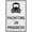 Warning Sign 4, variant on Give Way To Pedestrians Sign 8"x12" Aluminum Sign Reflective - Uv Protected, Waterproof, Weatherproof And Fade Resistant - 4Pre-Drilled Holes