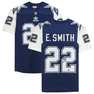 Mitchell & Ness Emmitt Smith Dallas Cowboys Navy Throwback Retired Player  Name & Number Long Sleeve Top