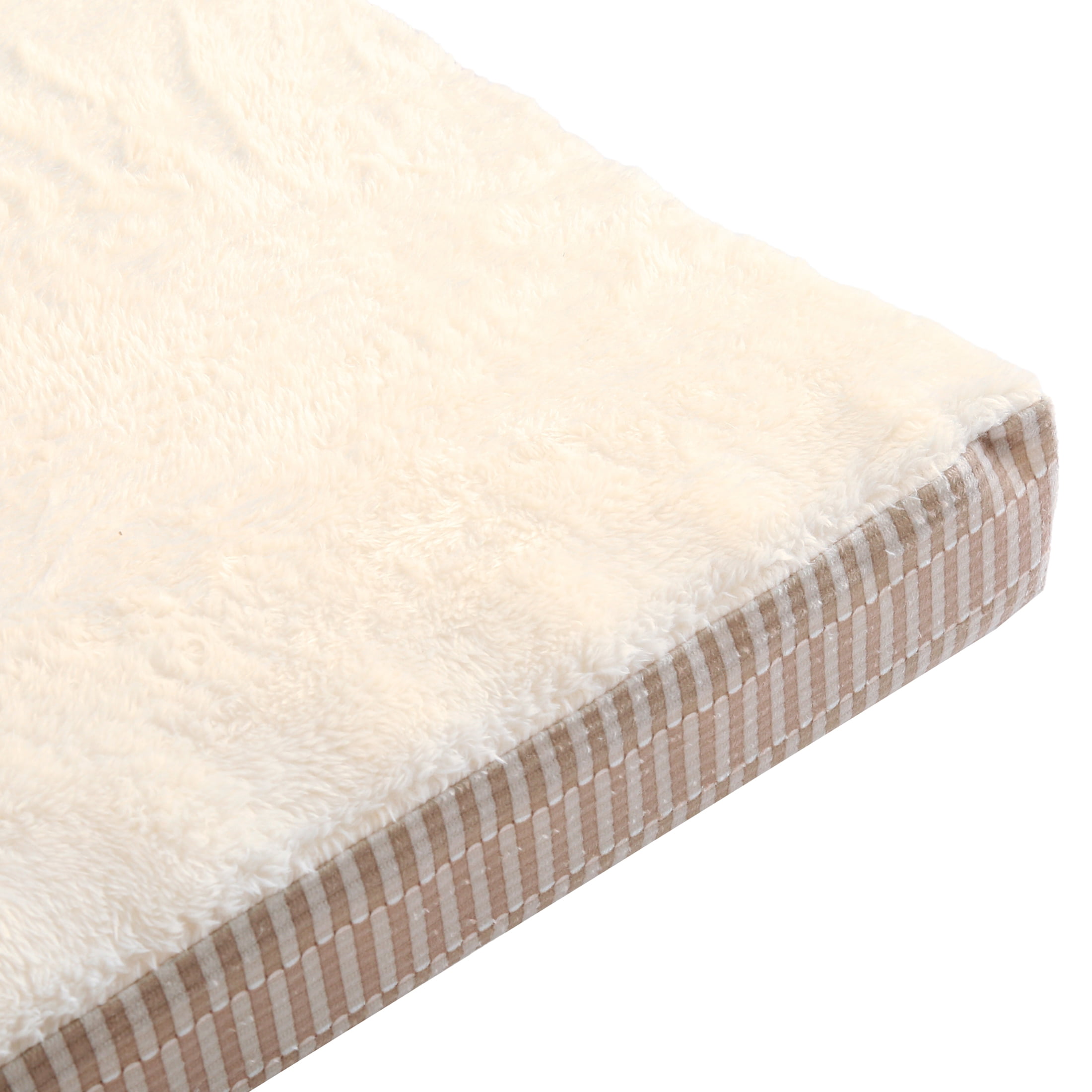 (3 pack) Vibrant Life Orthopedic Foam Dog Bed, Tan , Medium 28" x 20"
