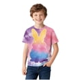 thumbnail image 4 of Spazoro Girls Graphic T-Shirts Tees, Round Neck Easter Print Short Sleeve Casual Tops for Kids Multicolor Size 9-10, 4 of 5