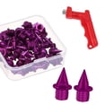 thumbnail image 2 of Spikes de reemplazo de spikes de zapatos de pista de 60pcs para zapatos de pista para correr corto Púrpura, 2 of 8