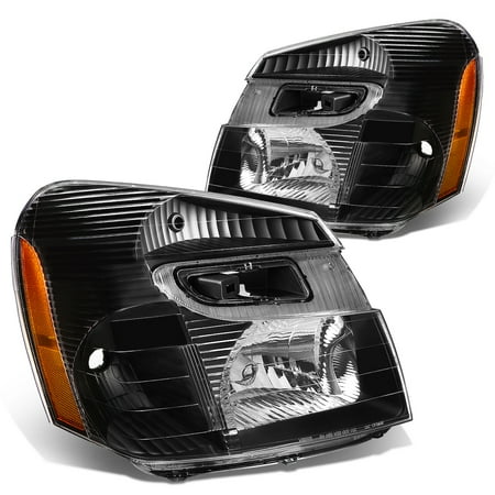 - For 2005 to 2009 Chevy Equinox Headlight Black Housing Amber Corner Headlamp 06 07 08 Left+Right