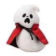 thumbnail image 2 of Aoznliie Halloween Plush Toy, Embroidered Ghost Soft Toy with Hanging Loop, 17.7 inch Cute Stuffed Toy for Party Gift, White, 2 of 7