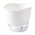 thumbnail image 5 of Haidf Self Watering Pots, Semi Hydroponic Pots with Absorbent Cotton Rope and Watering Lip, Bottom Self Watering Planters for Indoor Plants, Succulents, African Violet, Aloe and Herbs, 6.3", Green, 5 of 7