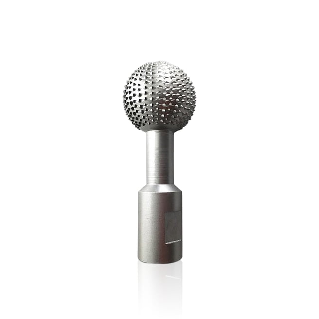 Speravity Gouge de bola en forma de husillo para carpintería, pulido de acero al carbono, cabezal de molienda con ranura, accesorio de repuesto Herramientas manuales y eléctricas 14 mm