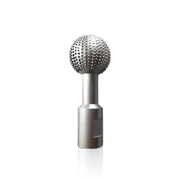 Speravity Gouge de bola en forma de husillo para carpintería, pulido de acero al carbono, cabezal de molienda con ranura, accesorio de repuesto Herramientas manuales y eléctricas 14 mm