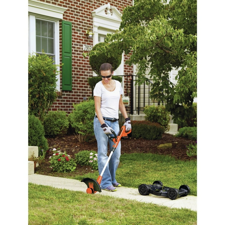 Black and decker trimmer and mower hot sale