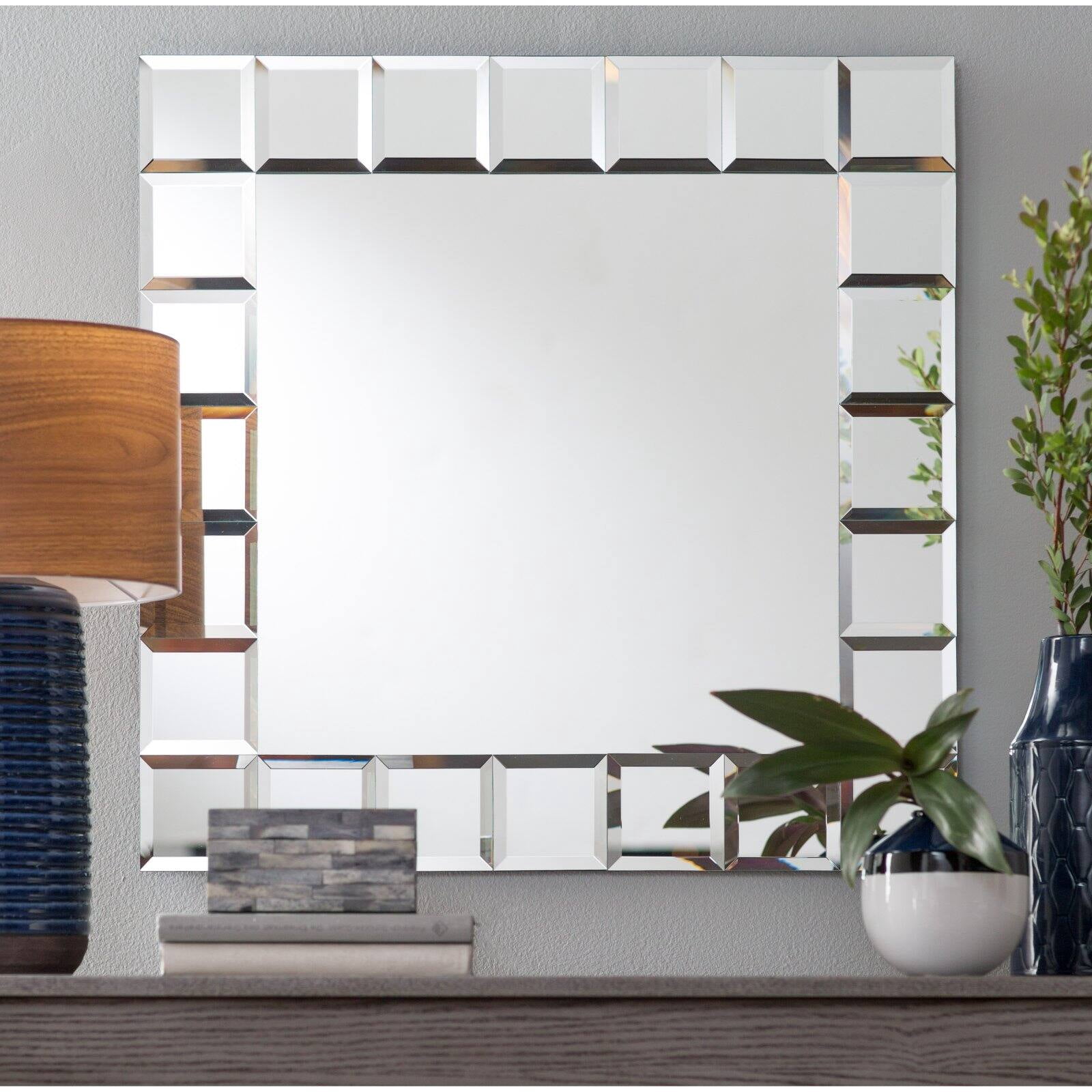 Montreal Square Bathroom Mirror Walmartcom Walmartcom