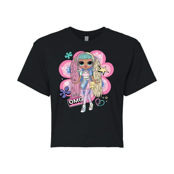 LOL OMG! Fashion Dolls - Candylicious Original - Juniors Cropped Cotton Blend T-Shirt