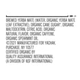 thumbnail image 5 of Yachak Organic Plant Based Energy, Ultimate Mint Yerba Mate Iced Tea Drink, 16 fl oz, 12 Pack Cans, 5 of 5
