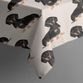 thumbnail image 5 of Cute Dachshund Square Tablecloth,Waterproof Square Table Cover,Wipeable Spillproof Washable Table Cover for Home Kitchen Party Decor 60"x60"(152x152cm), 5 of 6