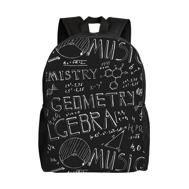 Fotbe Black Scientific Mochila de Viaje para Laptop, Mochila Ejecutiva Delgada y Resistente 15.6"