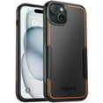 thumbnail image 1 of Poetic Neon Case for iPhone 15 plus, Dual Layer Heavy Duty Drop Protection, Black, 1 of 6