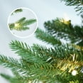 thumbnail image 3 of Christmas Trees 5FT Green PVC+PE Christmas Tree with 200 Warm White UL Lights – 1488 Tips, Hinged Branch Design, Realistic Needles, Sturdy Metal Stand, Easy Assembly,Artificial Christmas Trees, 3 of 16