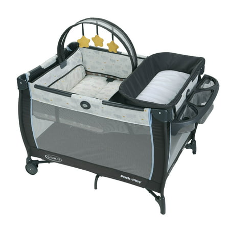 Graco Pack 'n Play Anywhere Dreamer Playard with Bassinet, (Best Baby Play Table)