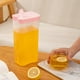 thumbnail image 4 of Jarra de Bebidas de Plástico con Tapa, Dispensador de Agua y Jugo con Boca Ancha, Capacidad de 1.2L para Té Helado, Limonada y Bebidas Frías., 4 of 6