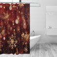 Christmas cartoon printing Shower Curtain Waterproof Shower Curtains