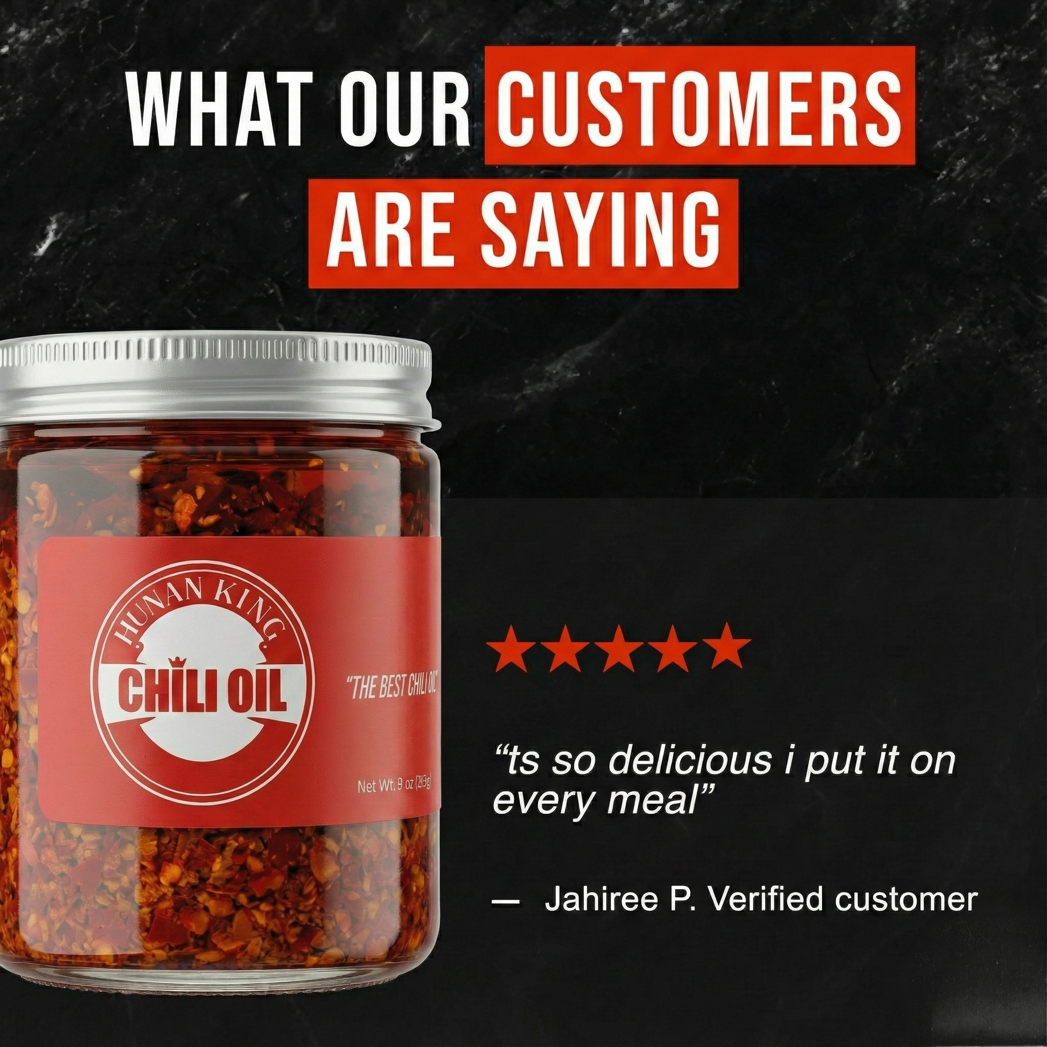Hunan King Chili Oil 9 oz