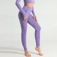 thumbnail image 1 of Mallas de Yoga para mujer, mallas suaves sin costuras para entrenamiento, pantalones para gimnasio, deportes, Fitness, secado rápido, correr, pantalones de mujer, 1 of 5