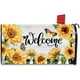 thumbnail image 2 of Cubierta de buzón de poliéster con adornos navideños, diseño de girasoles, magnética, con diseño floral de cuadros, ideal para jardín, patio, decoración del hogar, tamaño estándar de 21 x 18 pulgadas,, 2 of 6