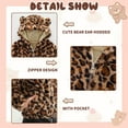 thumbnail image 6 of GYRATEDREAM Toddler Girls Boys Fleece Hoody Jacket Zip Up Teddy Coat Warm Winter Outwear 2-7T, 6 of 7