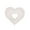 White, variant on Set of 3 Elegant White Heart-Shaped Decorations, Classic Layered Heart Ornaments for Weddings, Romantic Celebrations, Valentine's Day, Home Wall Hanging and Table Decor