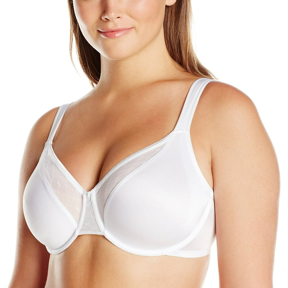 Curvation Curvation Women`s Side Shaper Underwire Bra 40c White