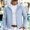 Light Blue, variant on Men's Sun Protection Jacket Loose Fit Hooded Full Zip Lightweight Casual for Outdoor Fishing Red Size L