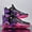 Black Rose Red, variant on [Sneakers] Men'S Basketball Footwear, Available in Adult Sizes with a Black And Rose Red/Milan Color Scheme, Suitable for Both Indoor And Outdoor Activities