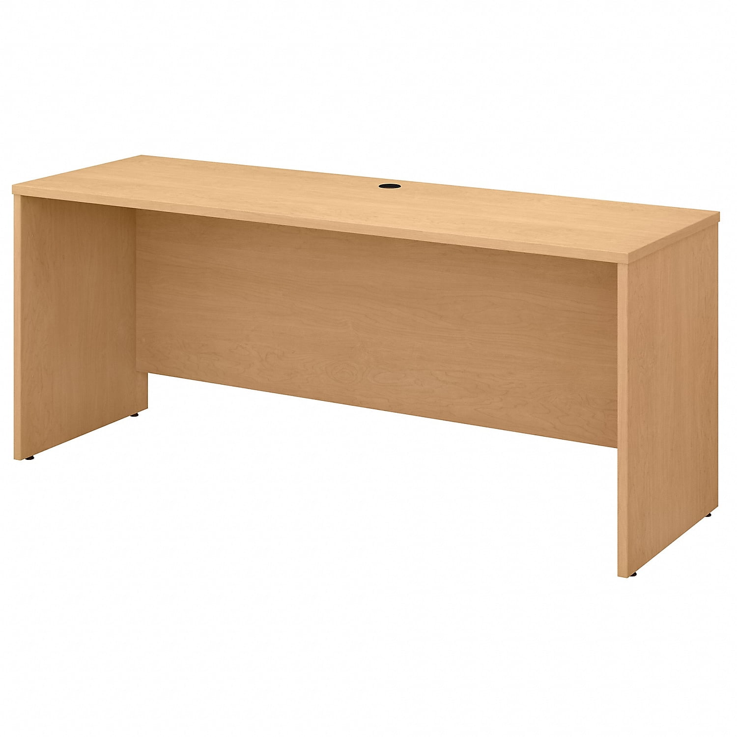 Bush Business Furniture Studio C 71 Credenza Desk Natural Maple